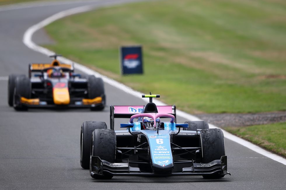 formula 2 championship round 9silverstone feature race