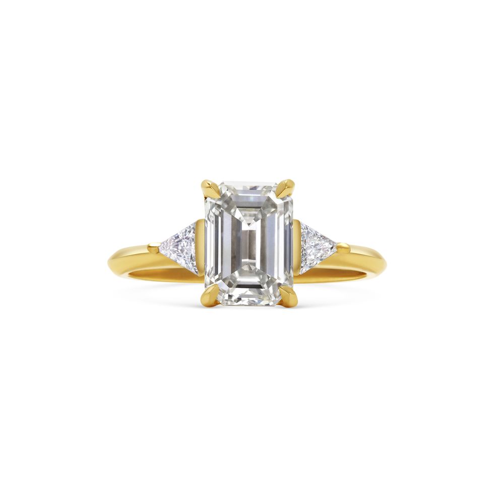 The best emerald-cut engagement rings