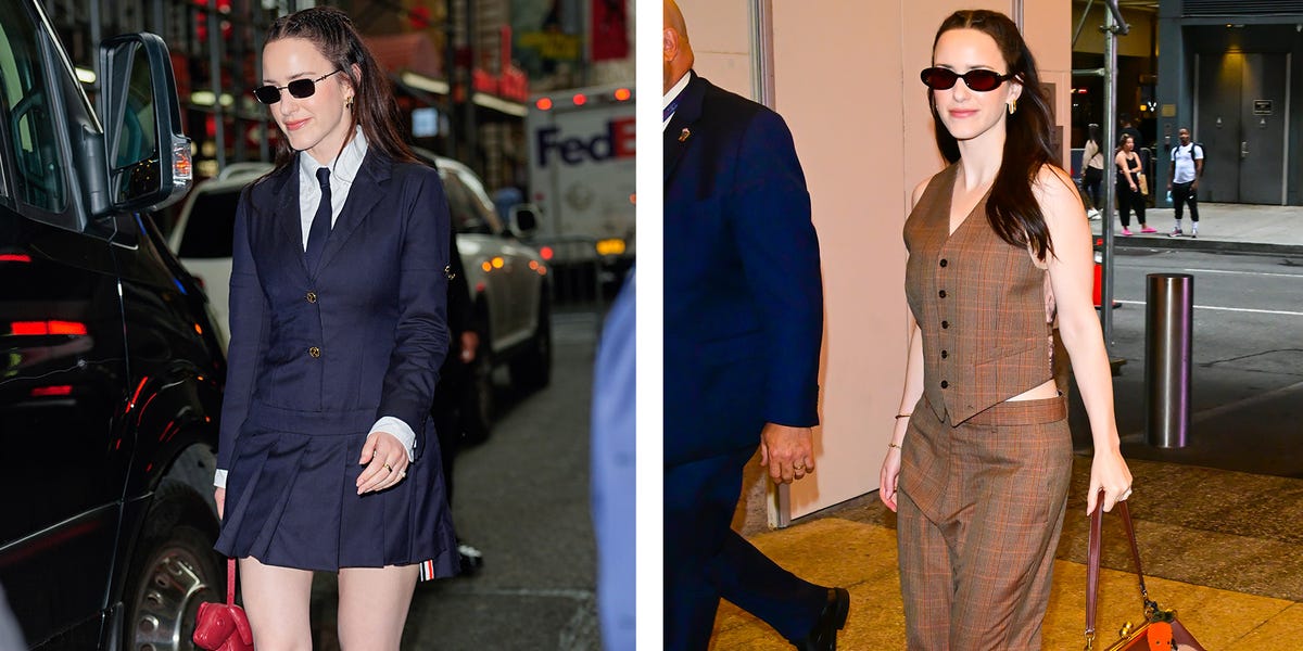 Rachel Brosnahan Shows Off Two Totally Different Takes on a Suit Look