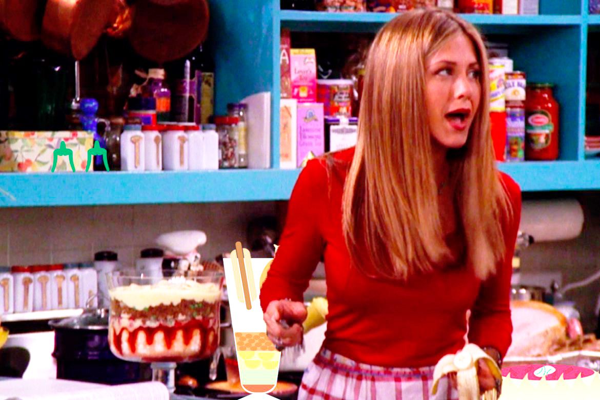 El libro de recetas oficial de Friends ya está en : del triffle con  guisantes de Rachel al bocata de albóndigas de Joey