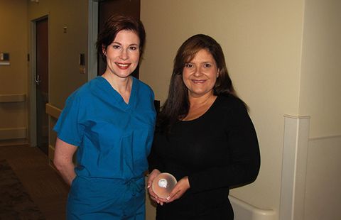 Rachelle Bourg after gastric balloon surgery