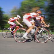 Racing Cyclists - Blurred Motion