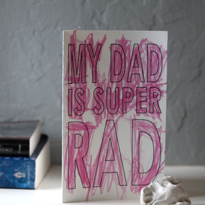 rad dad printable fathers day card