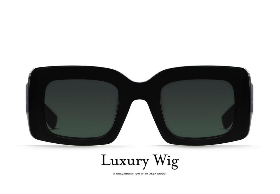 Chunky Lux Clear Square Sunglasses