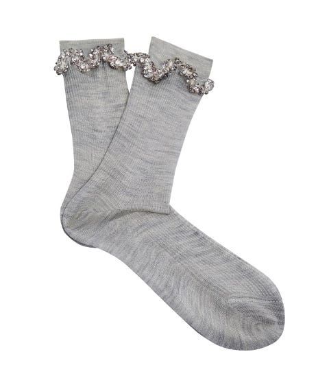 White, Sock, Footwear, Grey, Fashion accessory, Beige, Wool, Shoe, Silver, 