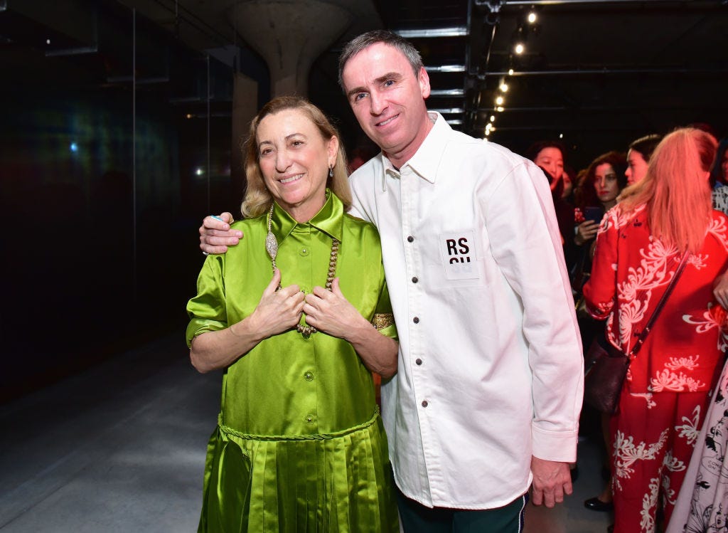 Raf Simons Joins Prada As Co-Creative Director With Miuccia Prada