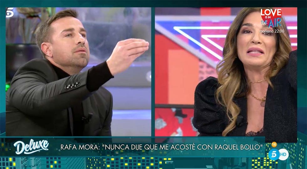 rafa mora y raquel bollo