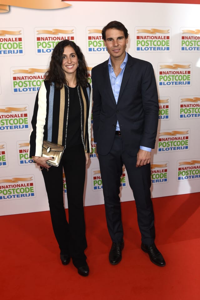 rafa nadal con su novia, xisca