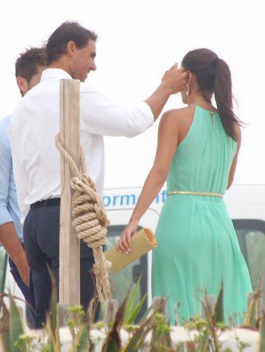 Rafa Nadal y Xisca Perelló se dan el "sí quiero"