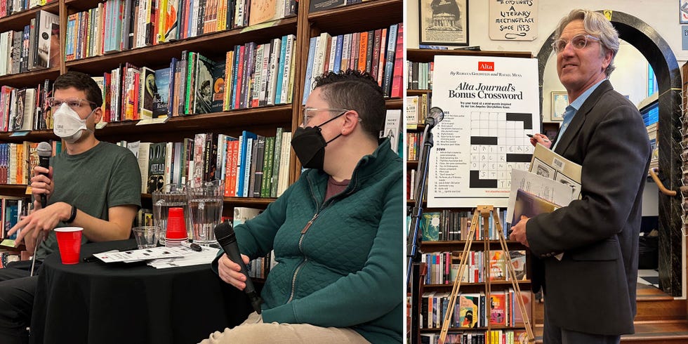 rafael musa, rebecca goldstein, blaise zerega, city lights, crossword puzzle