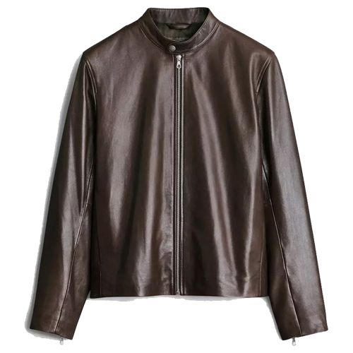 Mens soft outlet leather jackets uk