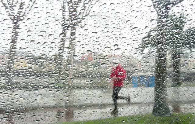 rain in the city