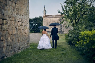 This tool will calculate the chance of rain on your wedding day