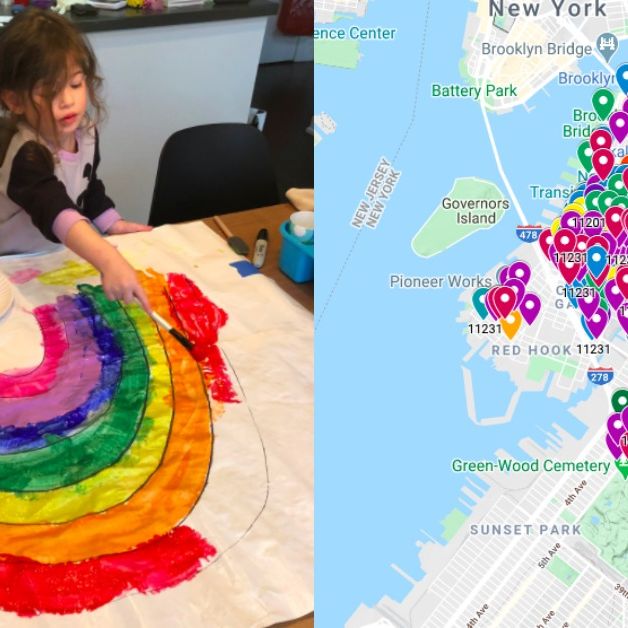 Brooklynites Are Putting Rainbows In Their Windows To Help Comfort Kids  During Social Distancing