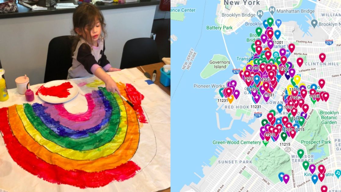 Map: Rainbow Windows Are Connecting New Yorkers During Coronavirus Social  Distancing - Gothamist