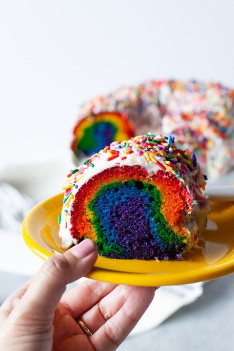 rainbow bundt cake