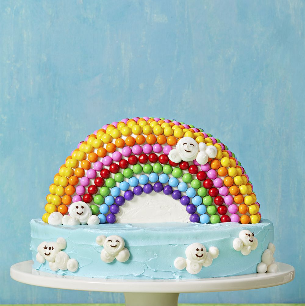 Best Rainbow Cloud Cake Recipe - How To Make Rainbow Cloud Cake