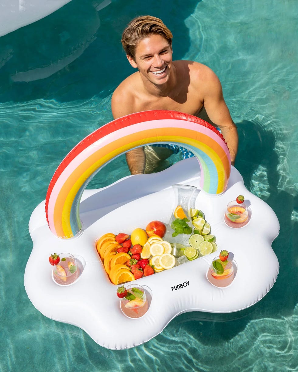 funboy inflatable cooler rainbow