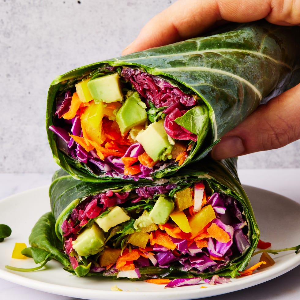 Best Rainbow Collard Green Wrap Recipe - How To Make Collard Green Wrap