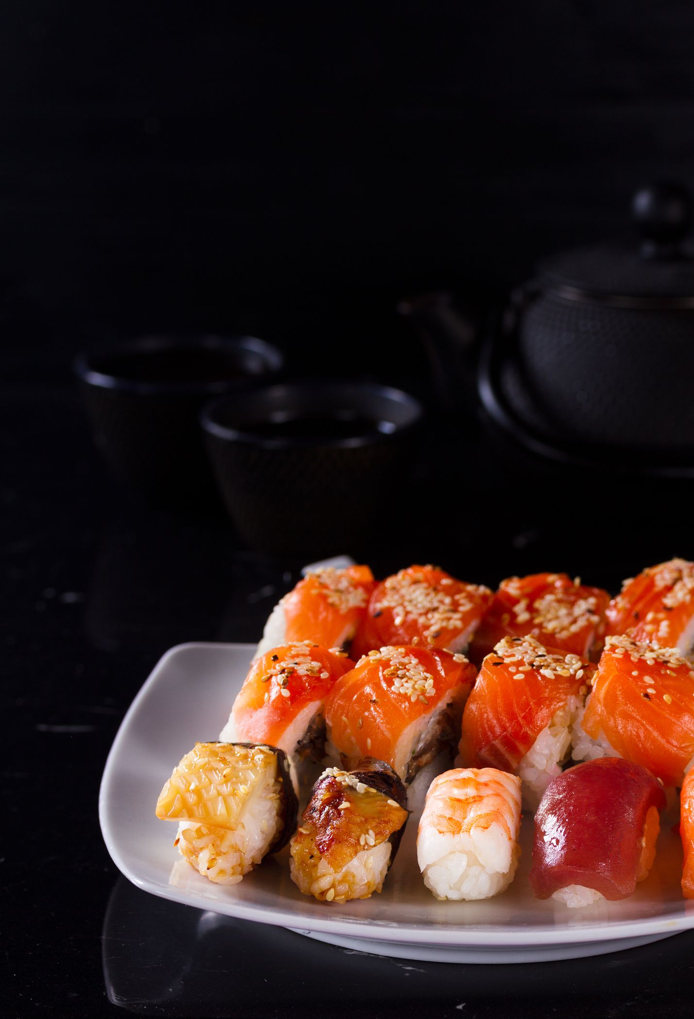 Japanese sushi dish