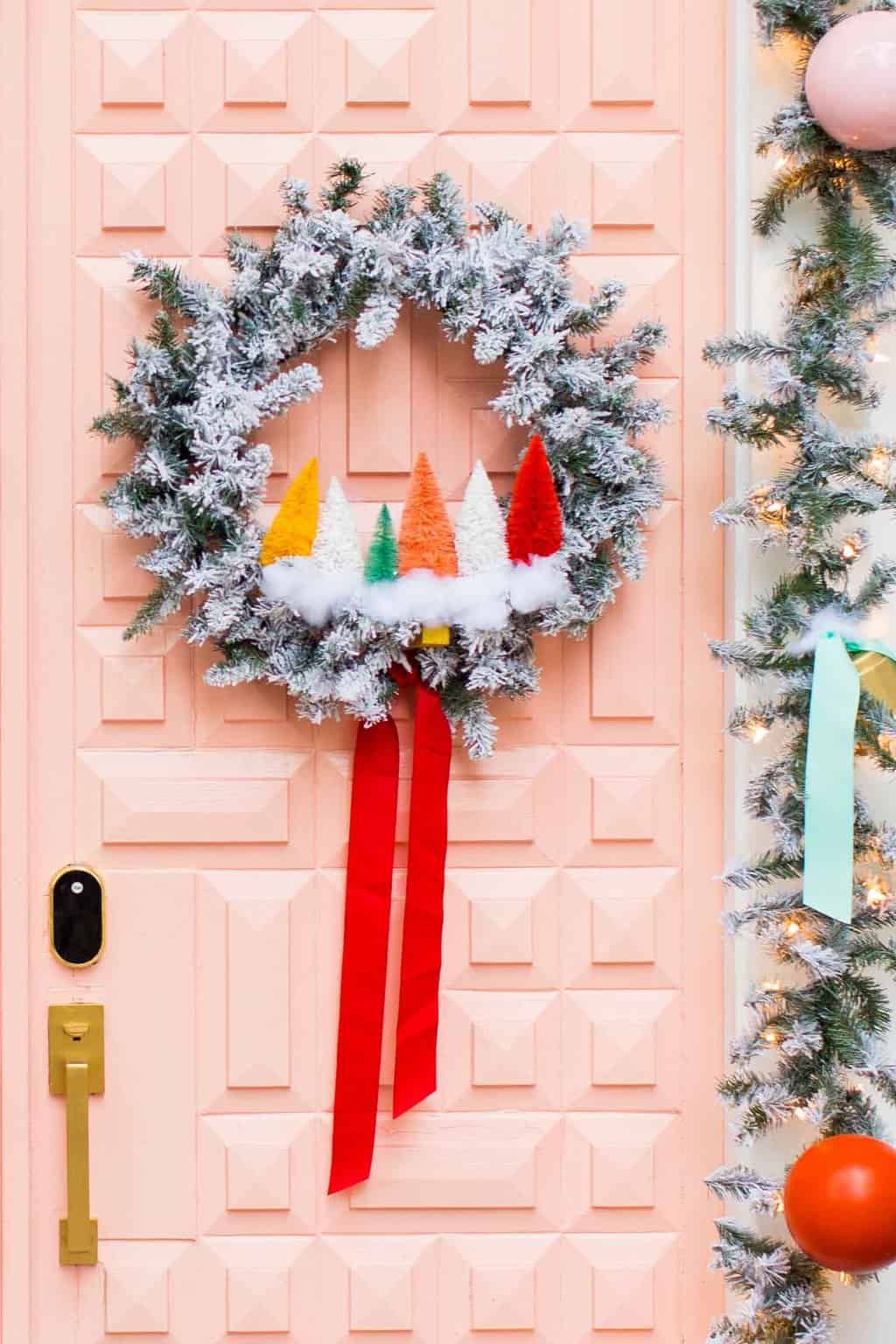 Christmas Door Decor for Your Holiday Home - Mod Podge Rocks