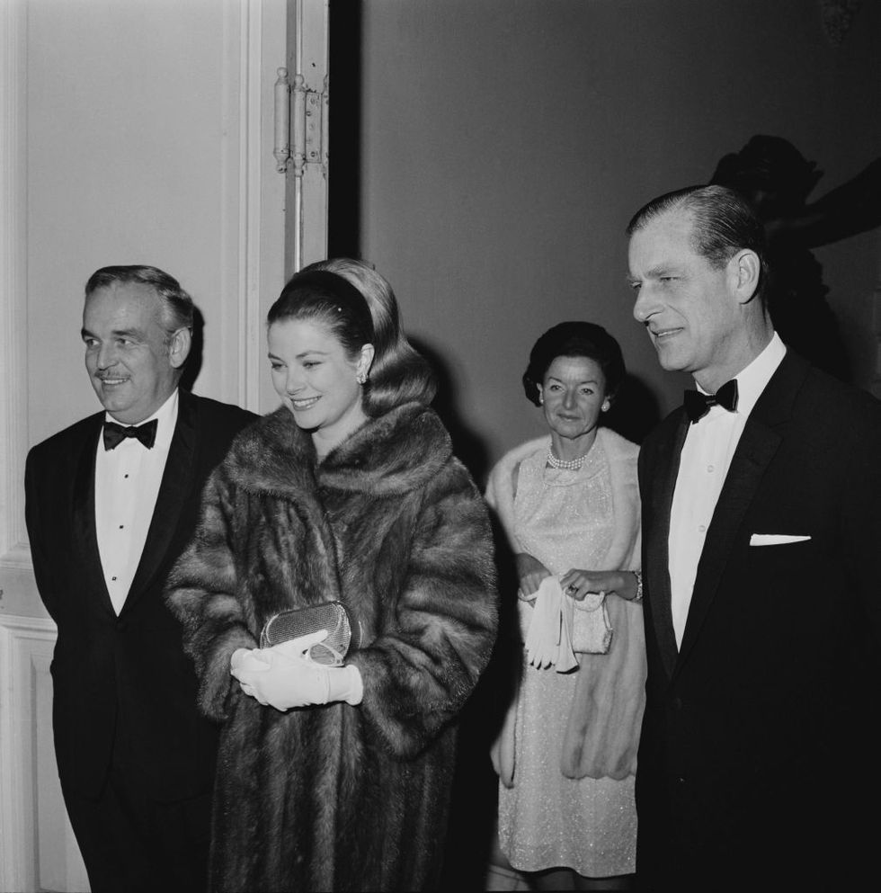 Rainier and Grace with Prince Philip