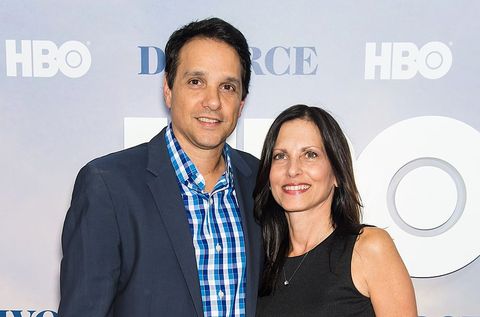 new york, ny   october 04  actor ralph macchio and wife, nurse practitioner, phyllis fierro attend the divorce new york premiere at sva theater on october 4, 2016 in new york city  photo by gilbert carrasquillofilmmagic