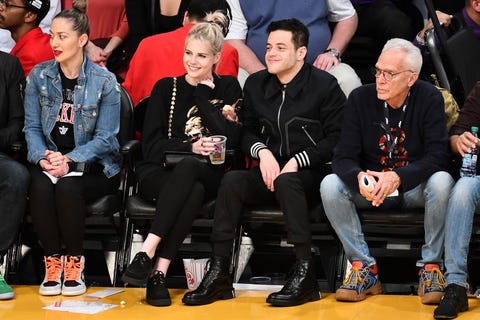 Celebrities At The Los Angeles Lakers Game