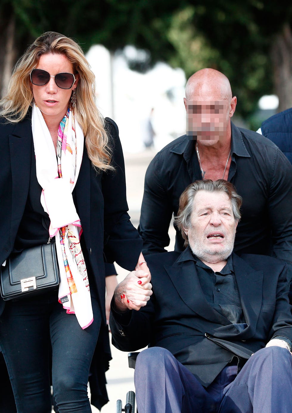 ramiro oliveros, en el funeral de concha márquez piquer