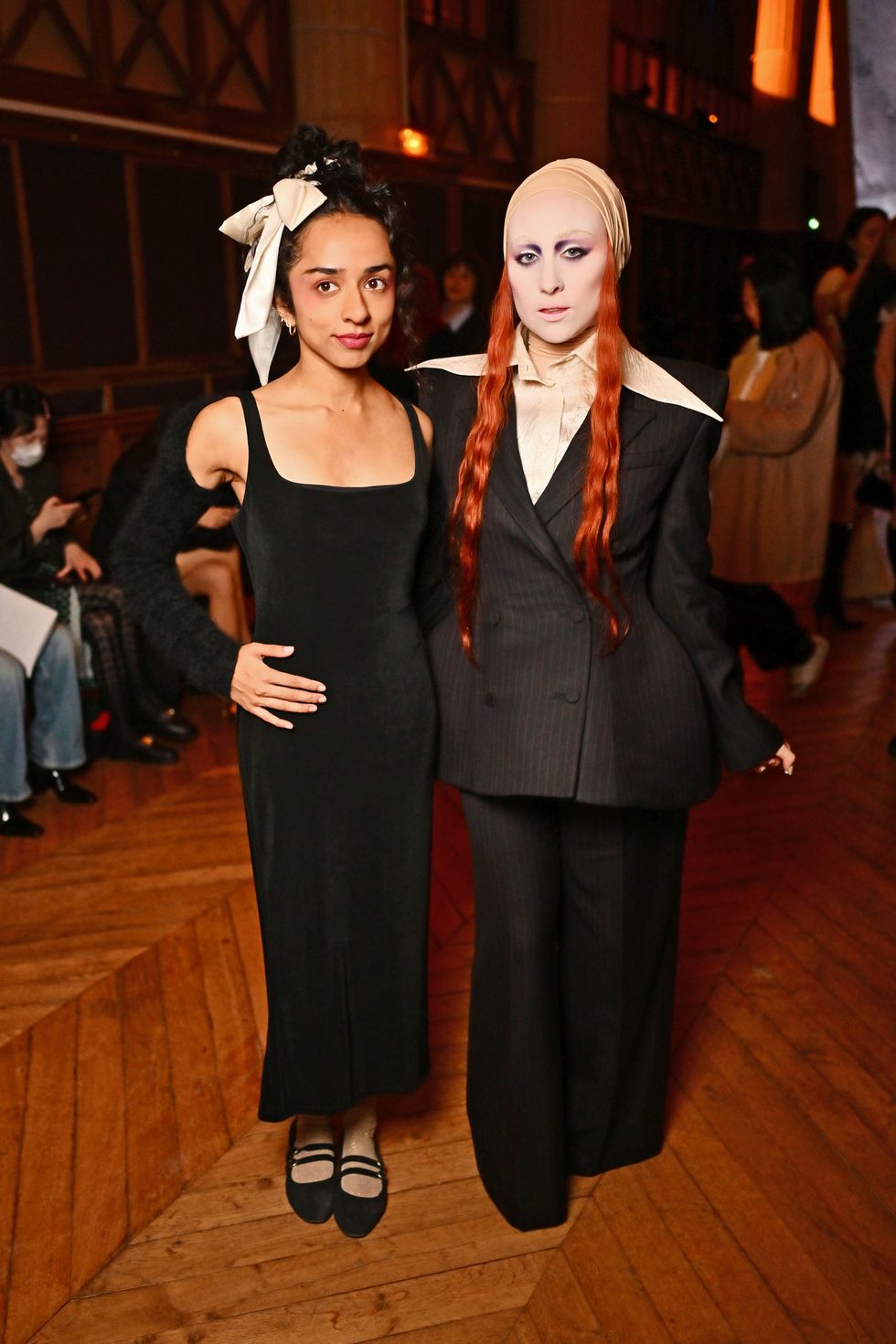 Primera fila del desfile de McQueen otoño-invierno 2025