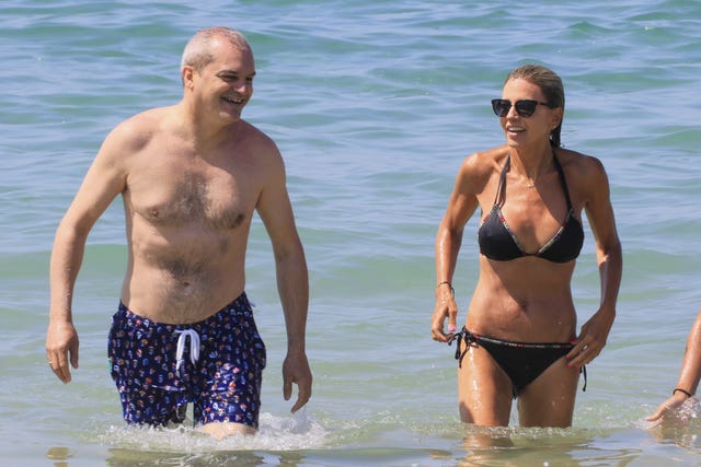 Ramón García con su mujer Patricia Cerezo