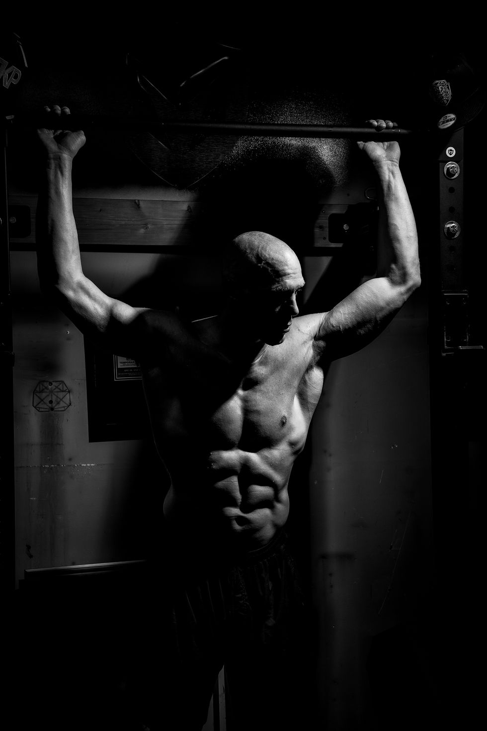 Black, Arm, Muscle, Black-and-white, Darkness, Bodybuilding, Photography, Barechested, Hand, Human body, 