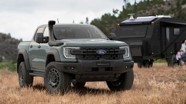 2026 Ford Ranger Super Duty front outside 2026 ford ranger super duty front outside