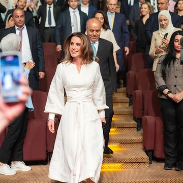 rania de jordania vestido blanco