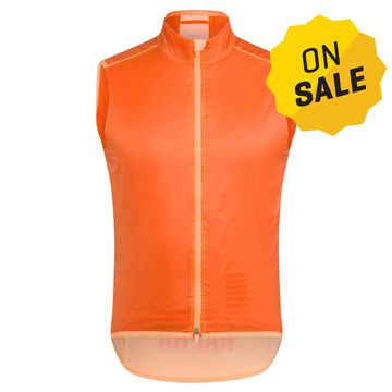 rapha pro insulated gilet in peach