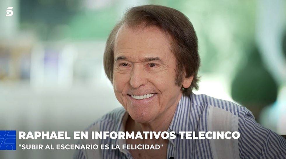 raphael habla de su linfoma cerebral en informativos telecinco
