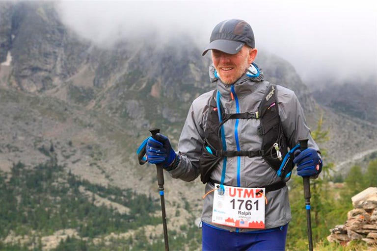 ralph jennings durante la utmb de 2018