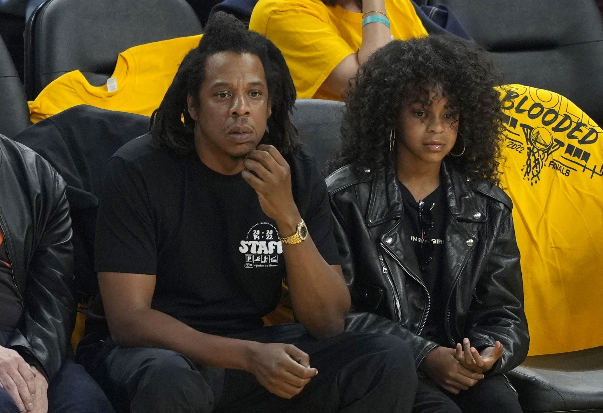 Jay-Z Attends Super Bowl 2022 with Blue Ivy - See Photos!: Photo