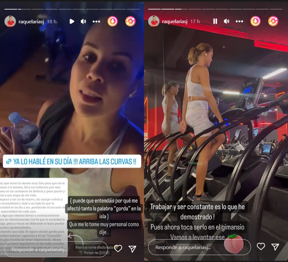 raquel arias responde en instagram a las críticas a su peso tras engordar al volver de supervivientes 2023