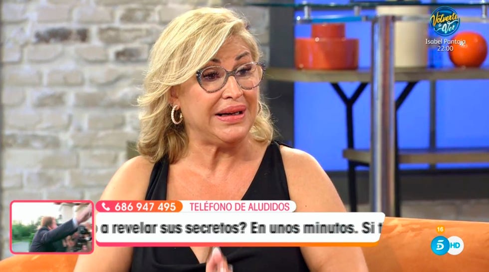 raquel mosquera reaparece y contesta a rocío carrasco en 'viva la vida'