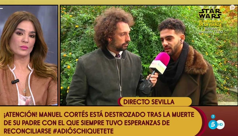 Manuel Cortés Bollo habla por primera vez de su padre, Chiquetete, en 'Sálvame'
