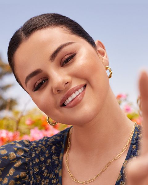Selena Gomez in Rare Beauty's Spring 2022 campaign