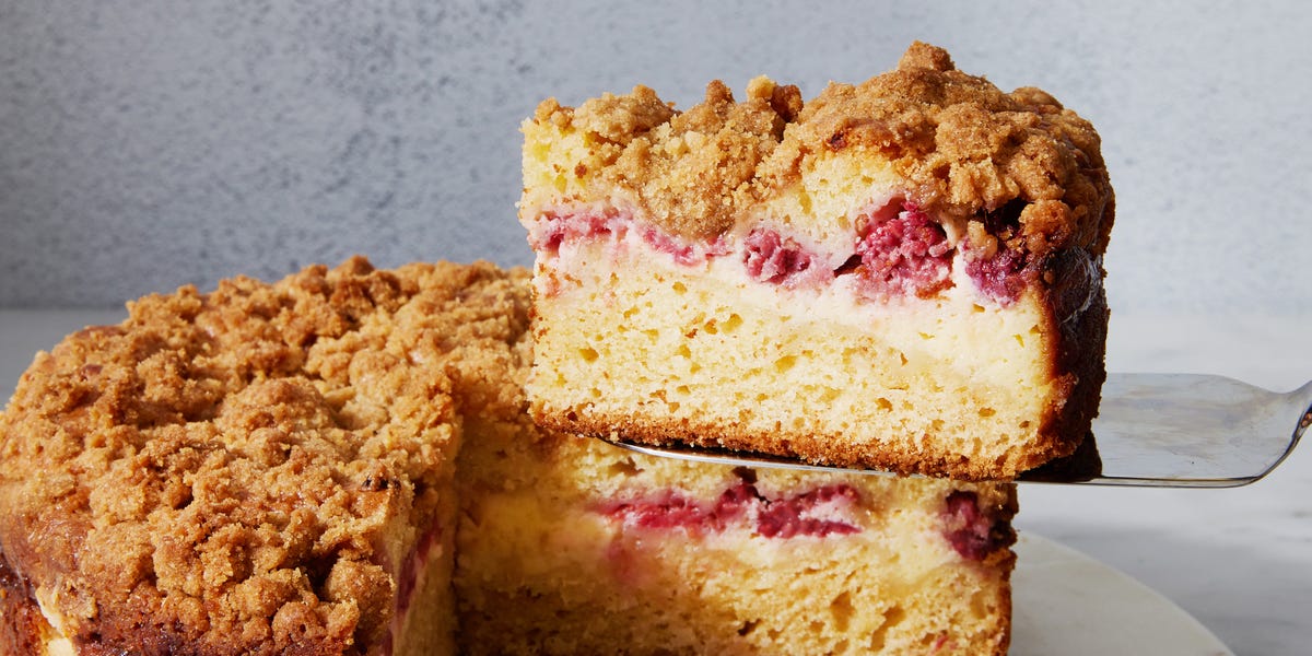 preview for Raspberry Cream Cheese Coffee Cake Will Make Your Morning Sweet