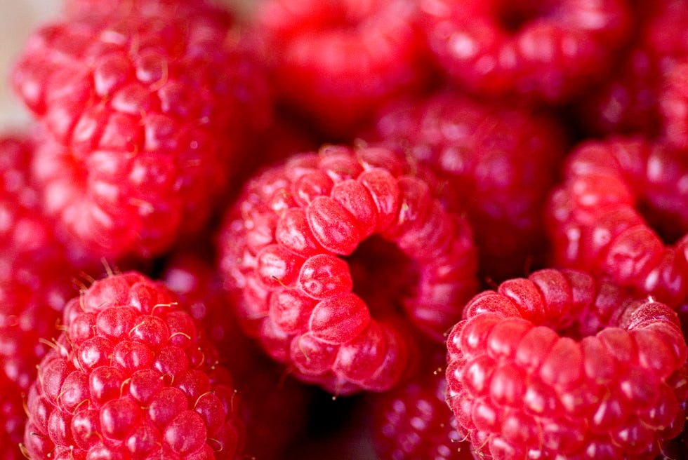 raspberries at campo de' fiori market