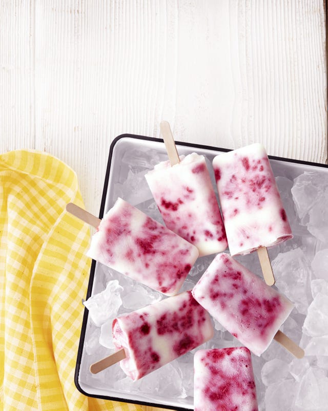 Raspberry Buttermilk Ice Pops Recipe