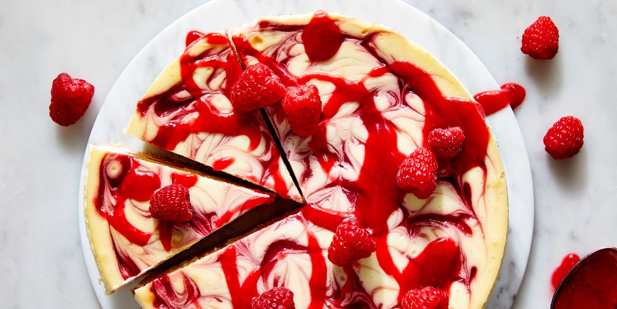Best Raspberry Cheesecake Recipe - How To Make Raspberry Cheesecake