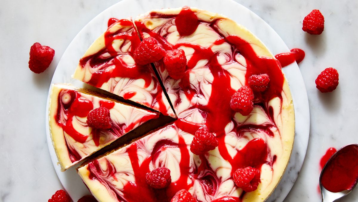 preview for A Raspberry Cheesecake Is The Sweetest Valentine's Day Dessert