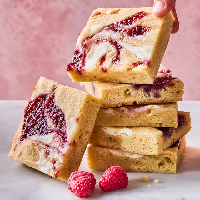 raspberry cheesecake blondies