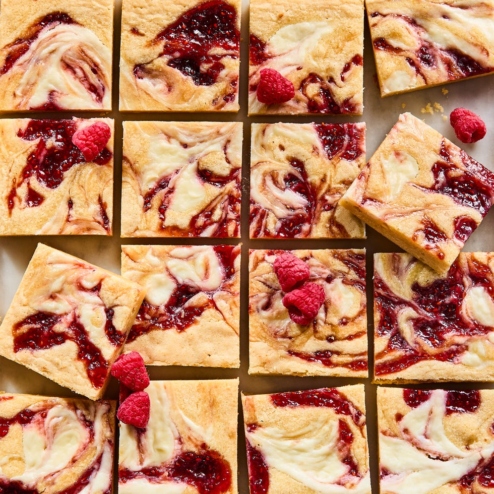 raspberry cheesecake blondies