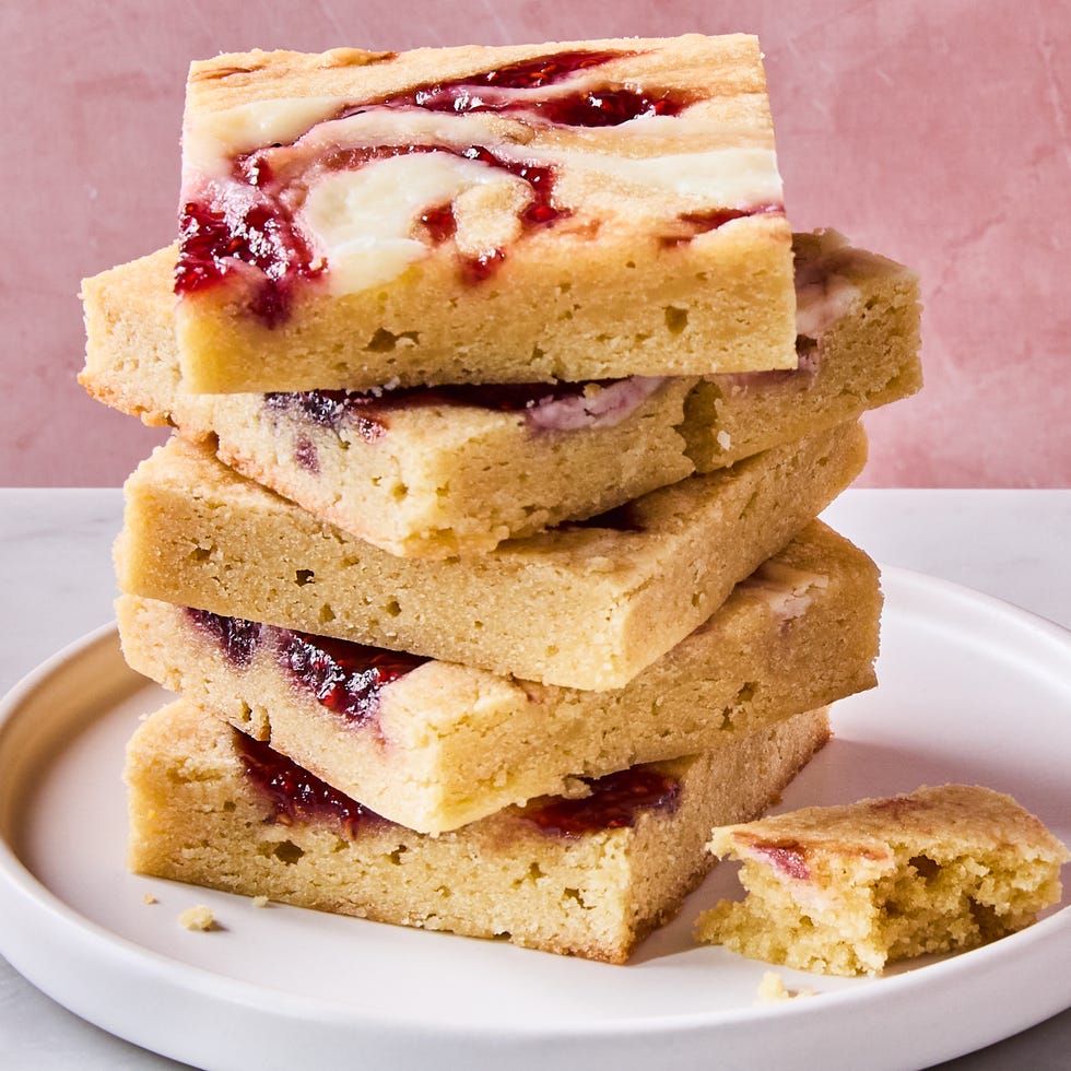 raspberry cheesecake blondies